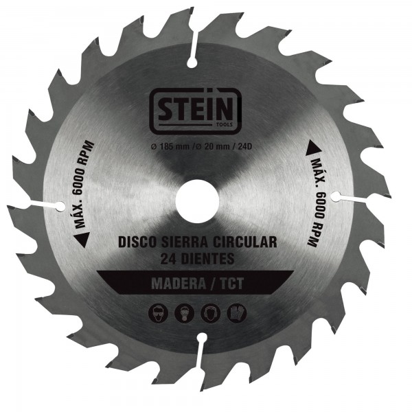 Disco sierra circular 180 mm. 24 dientes