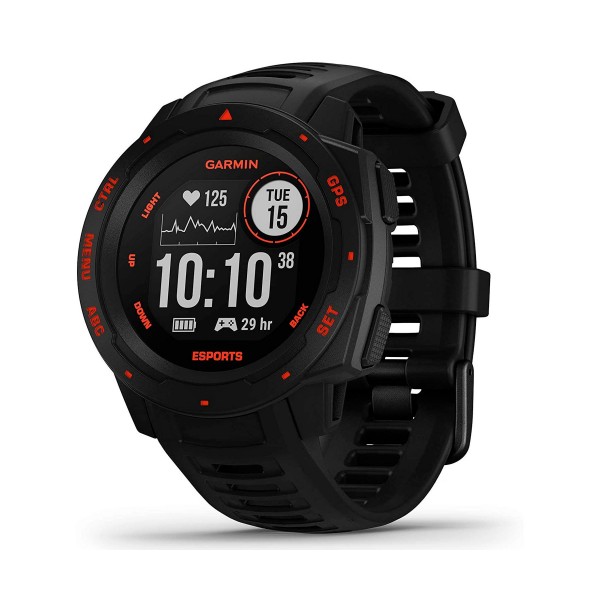 Garmin instinct esports edition 45mm smartwatch resistente para gamers