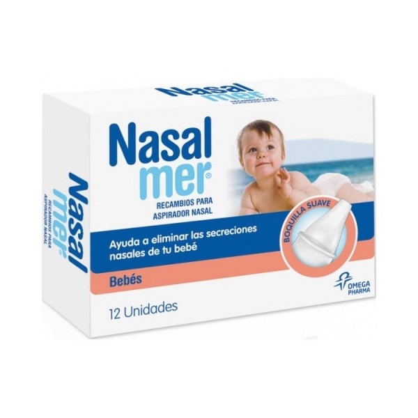 NASALMER ASPIRADOR NASAL RECAMBIO 12 BOQUILLAS