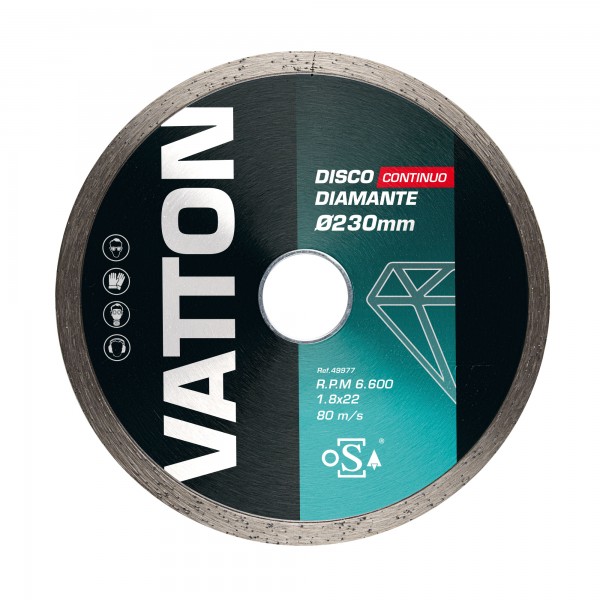 Disco osa diamante continuo 230mm