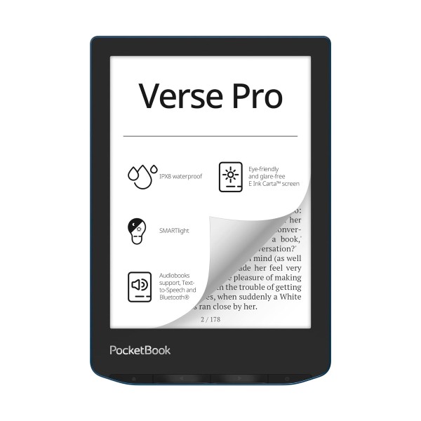 Pocketbook verse pro azure / lector de libros electrónicos 6" Pocketbook verse pro azure / lector de libros electrónicos 6"