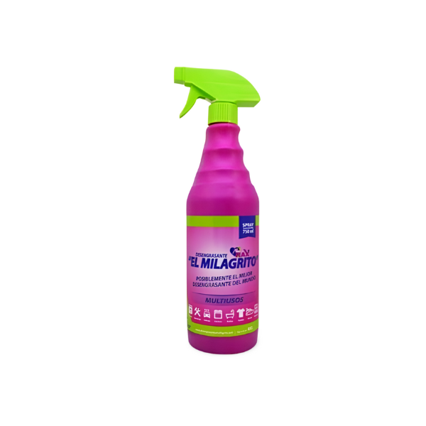 El Milagrito quitagrasas pistola 750ml