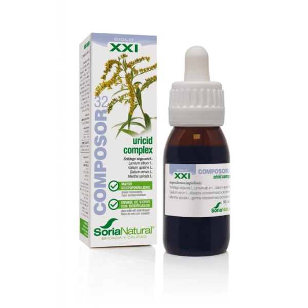 Soria Natural Composor 32 Uricid  Complex 50 ml